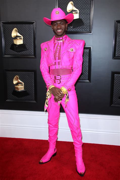 lil nas x pink suit